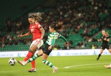Dérbi feminino entre Sporting e Benfica termina com igualdade a uma bola Dérbi Feminino Sporting Benfica