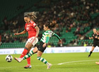 Dérbi feminino entre Sporting e Benfica termina com igualdade a uma bola Dérbi Feminino Sporting Benfica
