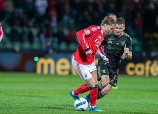 Jogo entre Casa Pia e Benfica termina com 1-1 no marcador Jogo Casa Pia Benfica