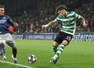 Sporting – Arsenal: Leões caem em Alvalade e Arsenal leva vantagem mínima para casa Sporting Arsenal Alvalade