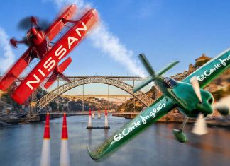 Festival aéreo Porto recebe acrobacias internacionais no Douro Festival aéreo Porto