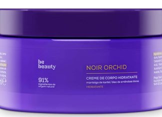 Hidratação da pele: Pingo Doce lança nova gama Be Beauty com cremes e mousses corporais Creme de Corpo Hidratante Be Beauty Noir Orchid para hidratação da pele, com 91% de ingredientes de origem natural.
