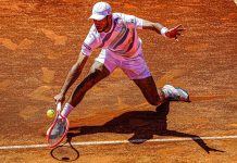 Nuno Borges e Jaime Faria seguem para a segunda ronda do Estoril Open 2026 Nuno Borges durante o encontro frente a Orlando Luz na primeira ronda do Millennium Estoril Open 2026