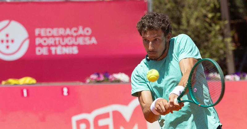 Pablo Carre&ntilde;o Busta durante o Millennium Estoril Open