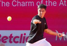 Tiago Torres surpreende Tabilo e chega aos quartos de final do Millennium Estoril Open Tiago Torres durante o encontro frente a Alejandro Tabilo no Millennium Estoril Open 2026