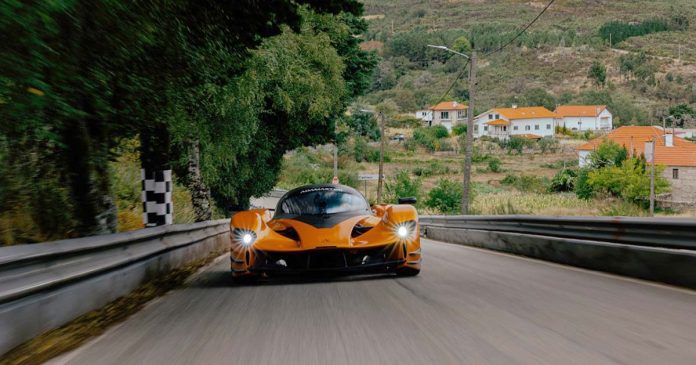 Adamastor Furia em ação na Rampa do Caramulo durante o Caramulo Motorfestival 2025