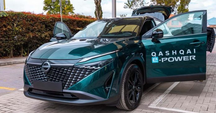 Nissan Qashqai e-POWER utilizado na viagem que estabeleceu o recorde do Guinness World Records com 1.980 km na Colômbia