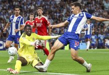 Clássico no Dragão termina com triunfo do FC Porto sobre o Benfica por 3-1 Gabri Veiga antecipa-se ao guarda-redes Samuel Soares para marcar o primeiro golo no clássico no Dragão