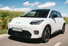 GAC em Cascais coloca AION UT e AION V no centro das atenções AION UT da GAC em circulação, um dos modelos elétricos presentes com a GAC em Cascais