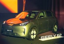 Geely E2 estreia-se em Portugal na chegada oficial da marca ao mercado nacional Geely E2 apresentado em Portugal durante o lançamento oficial da marca no mercado nacional