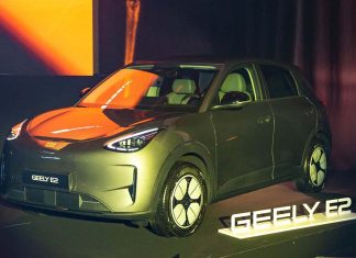 Geely E2 estreia-se em Portugal na chegada oficial da marca ao mercado nacional Geely E2 apresentado em Portugal durante o lançamento oficial da marca no mercado nacional