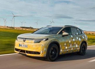 ID Tiguan sucede aos ID.4 e ID.5 e muda a lógica dos elétricos da Volkswagen ID Tiguan da Volkswagen camuflado em circulação numa estrada
