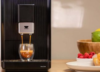 INCAPTO AURA DUO permite escolher entre dois cafés moídos na hora INCAPTO AURA DUO prepara café em grão moído na hora