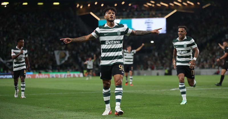 Sporting empatou em Alvalade com Luis Su&aacute;rez a celebrar o segundo golo dos le&otilde;es frente ao Arouca