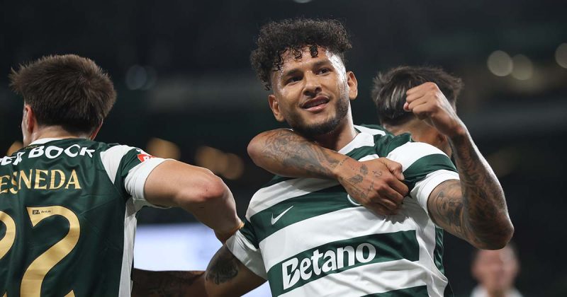 Sporting empatou em Alvalade com Luis Su&aacute;rez a celebrar o golo ao lado de Iv&aacute;n Fresneda