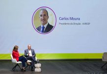 Congresso da AHRESP 2026 debate o futuro da restauração entre desafios e inovação Congresso da AHRESP com Carlos Moura, presidente da associação, durante a sua intervenção em Lagoa.