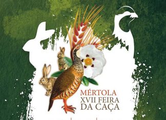 Feira da Caça de Mértola leva perdiz-vermelha e veado à mesa entre falcoaria e concertos Imagem gráfica da XVII Feira da Caça de Mértola, com perdiz-vermelha, coelhos e elementos ilustrativos da fauna local