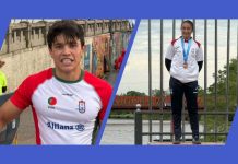 Mundial de Maratona 2026 com Gabriel Fernandes campeão e Maria Sousa no pódio Montagem de Gabriel Fernandes com o equipamento de Portugal e Maria Sousa com a medalha de bronze no Mundial de Maratona 2026