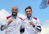 Portugal no Mundial de Maratona faz história com nove medalhas e quatro títulos Portugal no Mundial de Maratona: Rui Lacerda e Ricardo Coelho exibem as medalhas de ouro conquistadas em C2 sénior