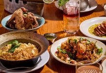 Restaurante tailandês de Nova Iorque Fish Cheeks chega ao JNcQUOI Asia para três dias de partilha à mesa Mesa com pratos tailandeses, taças de arroz e cocktails do Fish Cheeks, restaurante tailandês de Nova Iorque